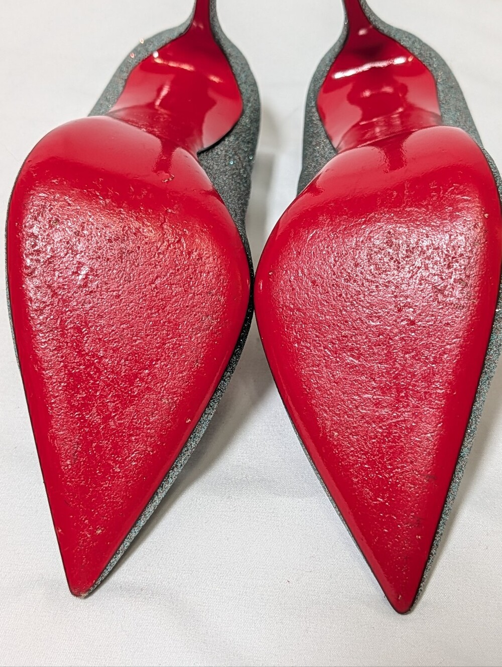 Christian Louboutin So Kate 120 Glitter Mini Pumps Size 38 - Picture 12 of 14